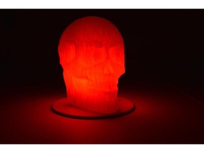 luce 'em up cranio le creature il fai da te la lampada led di illuminazione 3d print model - Mito3D