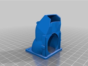 mp mini select 3d pla petg & abs 40mm fan shroud printer parts 3d print model - Mito3D