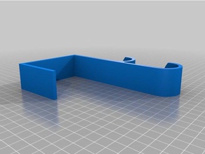 box doppio appendiabiti giro da 77mm organizzazione su misura 3d print model - Mito3D