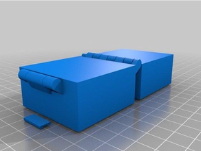 il mio personalizzato fibbia scatola stampabile in un unico pezzo Stampa 3d prove su misura 3d print model - Mito3D