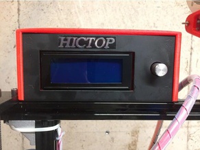 hictop control panel back cover 3d printer parts 3d print model - Mito3D
