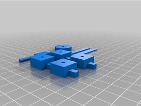 griglia di serbatoi squadra La stampa 3d 3d print model - Mito3D