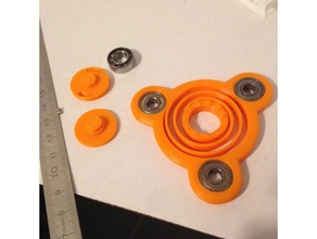spinner launcher integrating mark toys & games 3d print model - Mito3D