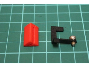 control deslizante de jockey átomo 2x óptico tope terminal Impresora 3d accesorios óptica 3d print model - Mito3D