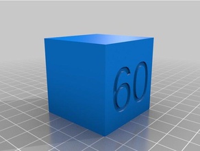 60 3d printing tests customized 3d print model - Mito3D