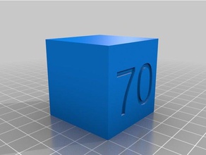 70 3d printing tests customized 3d print model - Mito3D