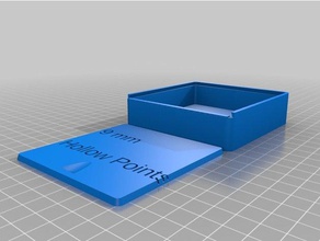hollow points tool holders & boxes customized 3d print model - Mito3D