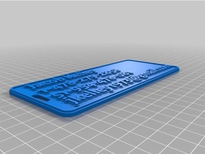 jacob Bagaj etiketi v2 Anahtarlık özelleştirilmiş 3d print model - Mito3D