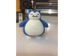 snorlax - pokemon toy & game accessories 3d printer pokedex figures go 3d print model - Mito3D