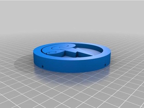 hercules medallion sewing mounting holes costume cosplay prop 3d print model - Mito3D