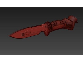 titanfall data knife - alternate blade model props 3d print model - Mito3D