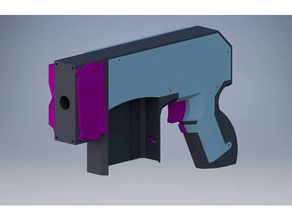 freigewehr-v1 brinquedos & games blaster bronze inclinado nerf gun 3d print model - Mito3D