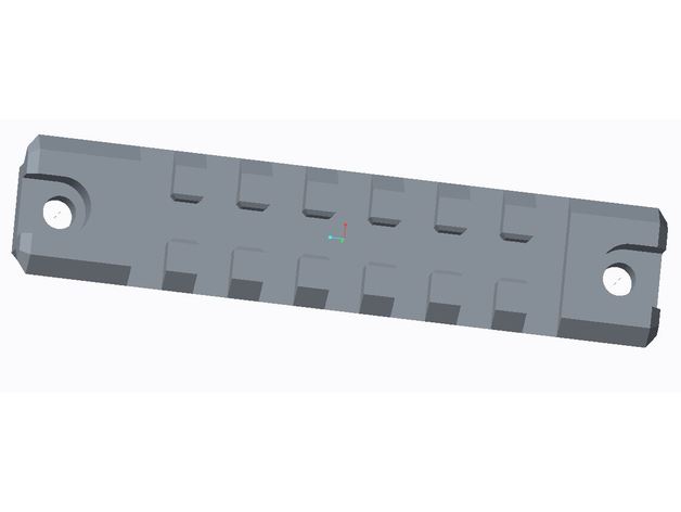 kısa picatinny rail g36 airsoft spor ve açık hava 6 mm aksesuarları Eki parçaları airsof g36c g36k demiryolu 3D print model - Mito3D
