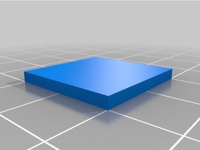 20mm x 2mm flat box test 3d printing tests measurement testing 3d print model - Mito3D
