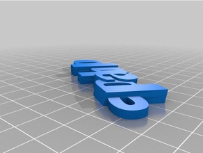 mon personnalisés iamburny du texte - nom porte-clés de pablo l'organisation personnalisé 3d print model - Mito3D