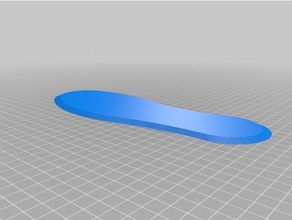 insole right biology customized 3d print model - Mito3D