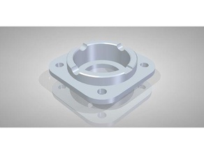 seal housing automotive bearing holder 3d print model - Mito3D