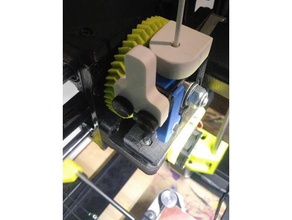 lulzbot filamento da polia de tensão gabarito taz mini remix Impressora 3d acessórios 3d print model - Mito3D