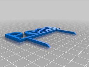 il mio segno personalizzata segni e loghi su misura 3d print model - Mito3D