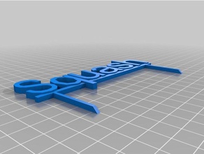 il mio segno personalizzata segni e loghi su misura 3d print model - Mito3D