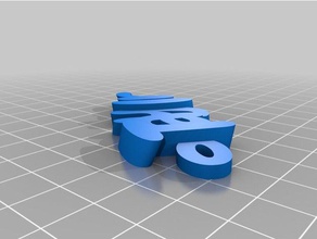 taylor Schlüsselanhänger kundengebundene 3d print model - Mito3D