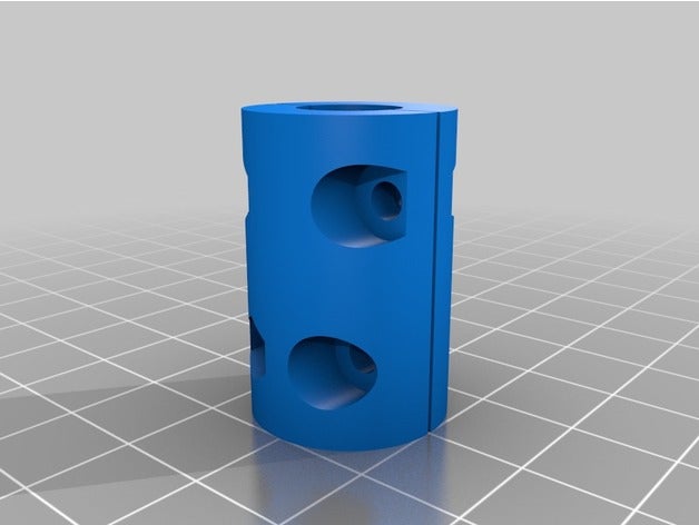 özelleştirilmiş parametrik z benim bağlaştırıcı step rod kaplin dişli ekseni 3d yazıcı parçaları 3D print model - Mito3D