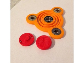 spinner li marca de dedo, v 2 brinquedos & games 3d print model - Mito3D