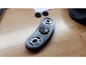 press fit bearing cap toys & games fidget hand spinner 3d print model - Mito3D