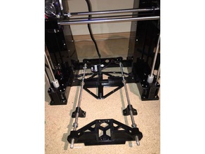 anet a6 middle frame brace 3d printer accessories upgrade 3d print model - Mito3D
