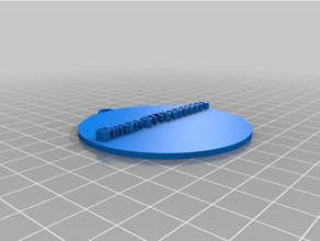 my customized customisable test keychain pendant keychains 3d print model - Mito3D