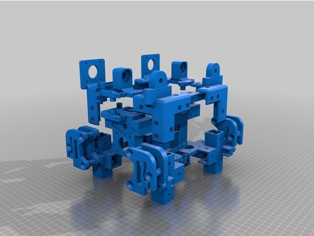 aregocw tximy3d2 de l'imprimante 3d tous les axes à vis trapézoïdale conception en aluminium t 2020 profil Les imprimantes D'ici L'imprimante l'extrusion d'aluminium cartésien duet3d duo ethernet pas nema17 nema 17 octoprint orangepi orange pi pc quick-fit rampes d'accès rampes-fd forme l'écrou 3D print model - Mito3D