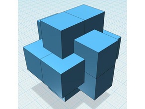 bloco de quebra-cabeça quebra-cabeças Quebra-cabeça 3d brinquedo brinquedos 3d print model - Mito3D
