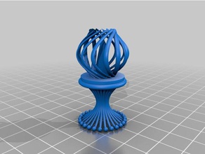 egipcio de la lámpara las esculturas 3d print model - Mito3D
