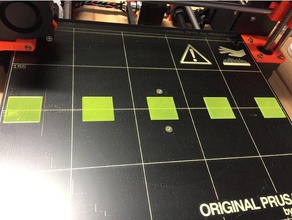 primera capa de calibración La impresión en 3d las pruebas la prusa i3 mk2 3d print model - Mito3D