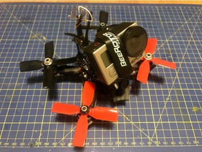 shrieker gopro mount r c Fahrzeuge Drohne fpv quadcopter shendrones 3d print model - Mito3D