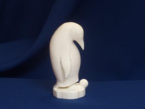 jean gordon sculpture pingouin sans oeuf analyses & répliques einscan-s meshmixer prusa original i3 mk2 scanmanster plus simplify3d 3d print model - Mito3D