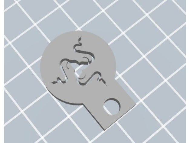 porte cl razer clé de la chaîne L'impression 3d cle 3D print model - Mito3D