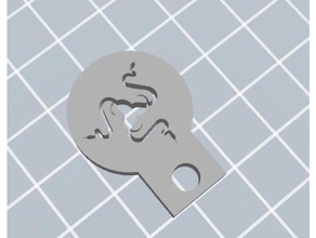 porte cl razer chave de cadeia A impressão 3d cle 3d print model - Mito3D