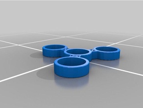 fidget wheel small 4 bearing 3d printing 3d print model - Mito3D