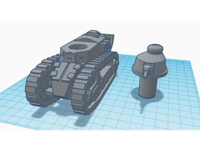 renault ft-17 scans & replicas tank ww1 3d print model - Mito3D
