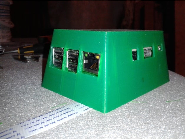 Gehäuse raspberry pi 2 Modell b - Elektronik pi-2 pi-Fall 3D print model - Mito3D