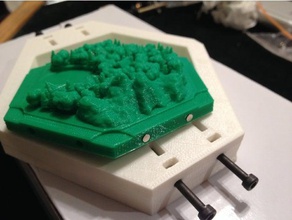 catan tessere terreno 2x cilindrico 3mm magneti giochi 3d settlersofcatan i coloni di 3d print model - Mito3D