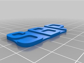 meine angepassten text kundengebundene 3d print model - Mito3D