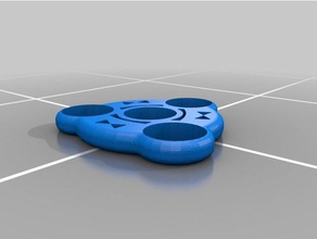 fidget ruota 4 cuscinetti La stampa 3d 3d print model - Mito3D