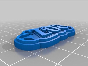 zoe keychains customized 3d print model - Mito3D