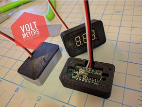 volt-meter Gehäuse - Elektronik digital-voltmeter ebay-volt-meter voltmeter 3d print model - Mito3D