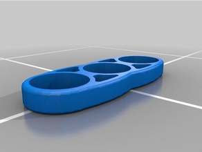 fidget ruota 3 cuscinetti La stampa 3d 3d print model - Mito3D