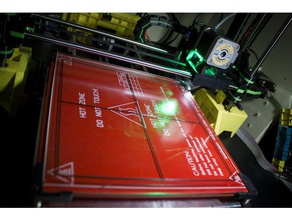 braçadeira de vidro Impressora 3d acessórios a cama grampo mk2 printrite 3d print model - Mito3D