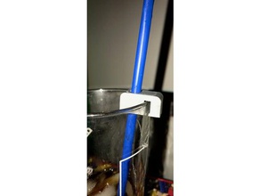 pint glass straw holder kitchen & dining 3d print model - Mito3D