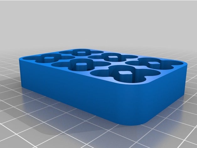 pilha aaa 3x2 organização personalizado 3D print model - Mito3D